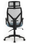 Офисное кресло Oliver RCH W-203AC Черный пластик | Синий