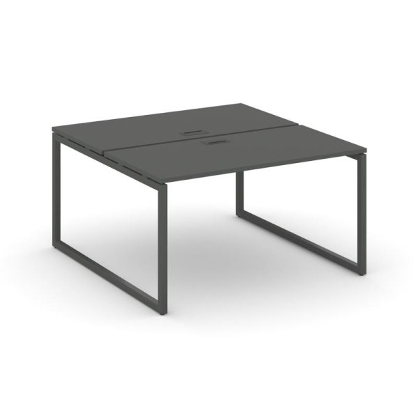 Рабочая станция 2-х сторонняя SN-4O.DRS-011 (980х1432х750) (Антрацит/Металл Антрацит)