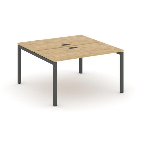 Рабочая станция 2-х сторонняя SN-5P.DRS-012 (1180х1432х750) (Тиквуд Светлый/Металл Антрацит)