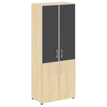 Шкаф для документов со стеклом черным LT.ST-1.2 R black