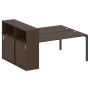 Рабочая станция с опорным шкафом-купе Metal System Style БП.РС-СШК-2.4 2010x1475x1098
