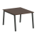 Стол для переговоров (1 столешница) на А-образном м/к Metal System Style БА.ПРГ-1.1 1000x1235x750