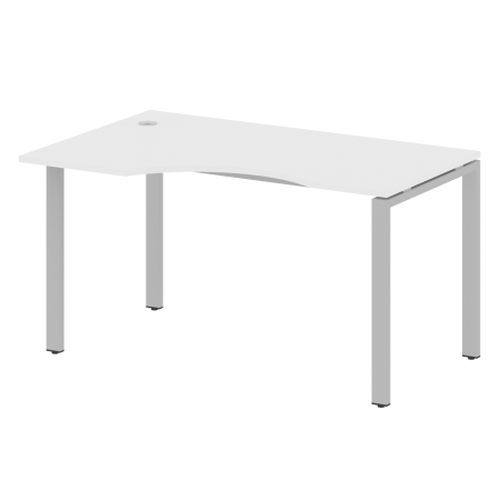 Стол криволинейный левый Metal System Style БП.СА-2 Л 1400x900x750