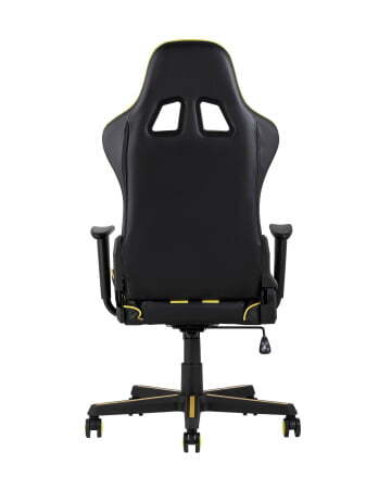 Кресло игровое TopChairs Camaro желтое (Геймерское кресло Camaro желтый)
