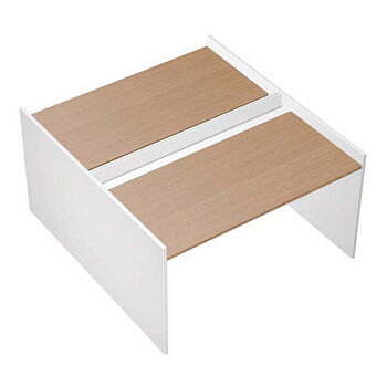 Рабочая станция на опорах ДСП (2х120) с ProSystem Profiquadro КВ 1401 БВ 1250x1570x835
