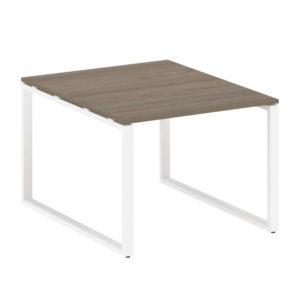 Переговорный стол 1 столешница Metal System Style БО.ПРГ-1.1 1000x1235x750 (Вяз/Белый металл)