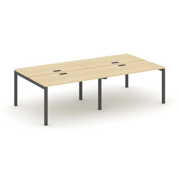 Рабочая станция 2-х сторонняя SN-5P.DRS-034 (3160х1232х750) (Акация Лорка/Металл Антрацит)