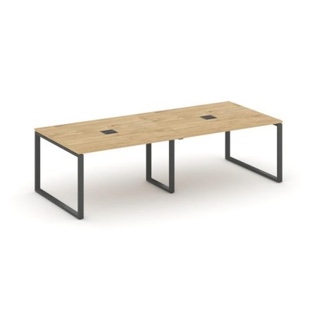 Стол переговорный SN-6O.SPRG-044 (3160х1180х750) (Тиквуд Светлый/Металл Антрацит)
