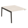 Наборный элемент рабочей станции на деревянных опорах Onix Wood OW.2.NRS-2.8 1180x1635x750