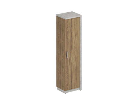 Шкаф (Комплект № 6 Wood&Stone СФ-534502 + СФ-535105 537x454x2083 (Дуб Чарльстон/Бетон Чикаго)