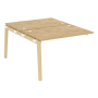 Наборный элемент рабочей станции на деревянных опорах Onix Wood OW.2.NRS-2.8 1180x1635x750