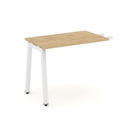 Брифинг-приставка SN-5A.BR-005 (1380х600х750) (Тиквуд Светлый/Металл Белый)