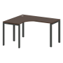 Стол криволинейный левый Metal System Style БП.СА-3 Л 1400x1200x750