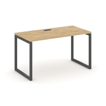 Стол письменный SN-4O.SP-011 (980х700х750) (Тиквуд Светлый/Металл Антрацит)
