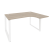 Стол эргономичный правый на О-образном м/к Onix O.MO-SA-3R 1380x1180x750