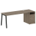 Проходной наборный элемент рабочей станции Metal System Style БА.ПРС-СП-1.4 1600x720x750