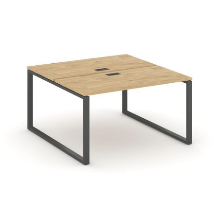Рабочая станция 2-х сторонняя SN-6O.DRS-004 (1580х1232х750) (Тиквуд Светлый/Металл Антрацит)
