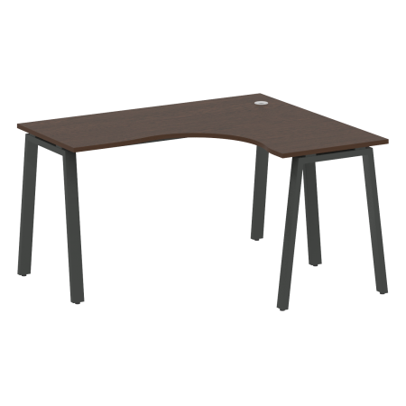 Стол криволинейный правый Metal System Style БА.СА-3 Пр 1400x1200x750