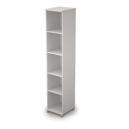6П.005 Стеллаж узкий (400x450x2116) (Белый)