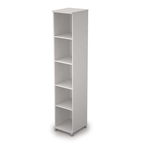 6П.005 Стеллаж узкий (400x450x2116) (Белый)