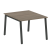 Стол для переговоров (1 столешница) на А-образном м/к Metal System Style БА.ПРГ-1.1 1000x1235x750