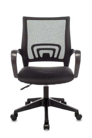 Кресло офисное TopChairs ST-Basic сетка/ткань черный (Компьютерное кресло ST-Basic черный)