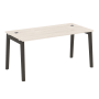Стол руководителя на деревянных опорах Onix Wood Direct OW.SRR-4.8 1580x800x750