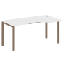 Стол криволинейный правый Metal System Style БП.СА-1 Пр 1600x900x750
