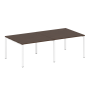 Переговорный стол 2 столешницы Metal System Style БП.ПРГ-2.2 2400x1235x750