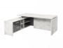 Стол руководителя с опорной тумбой Festus FI-119L.GG 1800x1900x750