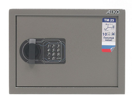 Офисный сейф AIKO TM-25 EL (Серый)