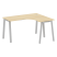 Стол криволинейный правый Metal System Style БА.СА-3 Пр 1400x1200x750