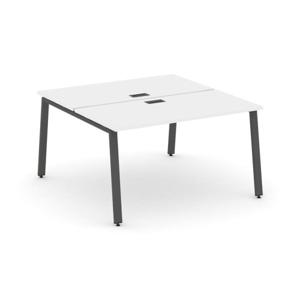 Рабочая станция 2-х сторонняя SN-6A.DRS-012 (1180х1432х750) (Белый/Металл Антрацит)