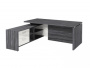 Стол руководителя с опорной тумбой Festus FI-119L.GG 1800x1900x750