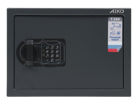 Мебельный сейф AIKO T-250 EL (Графит)