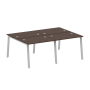 Рабочая станция на 4 рабочих места на А-образном м/к Metal System Style БА.СМ-4.1 2000x1475x750