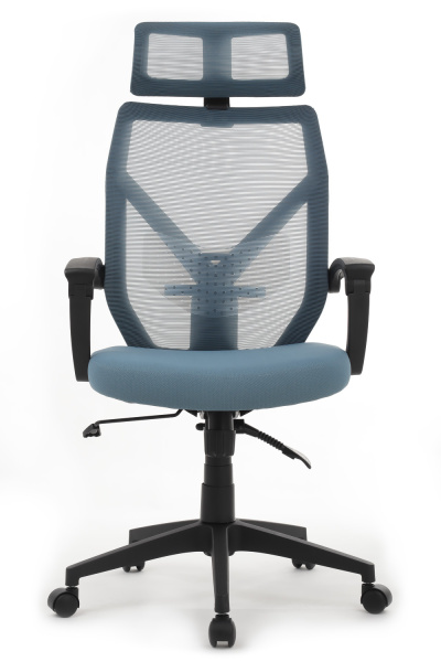 Офисное кресло Oliver RCH W-203AC Черный пластик | Синий