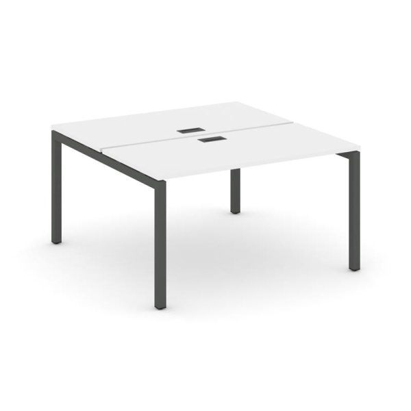 Рабочая станция 2-х сторонняя SN-5P.DRS-011 (980х1432х750) (Белый/Металл Антрацит)