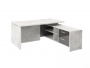 Стол руководителя с опорной тумбой Festus FI-117R.GG 1800x1700x750