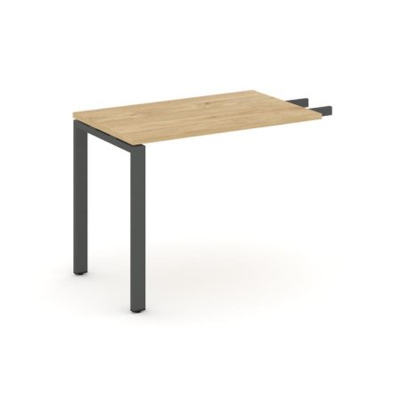 Брифинг-приставка SN-6P.BR-005 (1380х600х750) (Тиквуд Светлый/Металл Антрацит)
