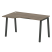 Стол криволинейный левый Metal System Style БА.СА-2 Л 1400x900x750