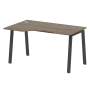 Стол криволинейный левый Metal System Style БА.СА-2 Л 1400x900x750