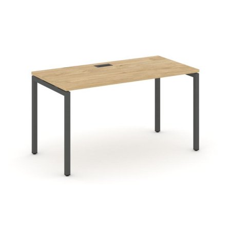 Стол письменный SN-4P.SP-011 (980х700х750) (Тиквуд Светлый/Металл Антрацит)