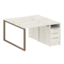 Рабочая станция Metal System Style БО.РС-СТП-2.1 1412x1475x750