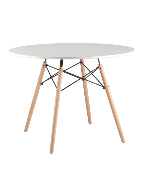 Стол DSW D100 (Стол обеденный DSW белый)