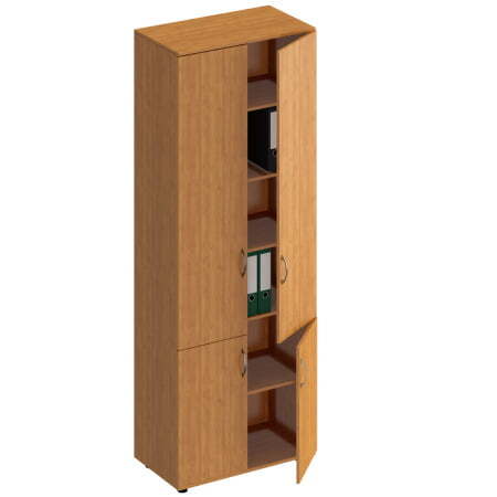 Шкаф для документов закрытый 4- дверный Формула ФР 373-1 800x450x2190 (Вяз светлый)