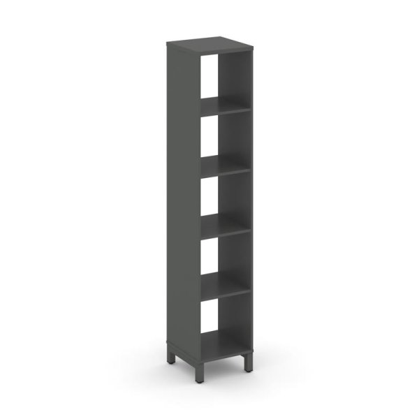 Каркас стеллажа 5 ярусов SN.KS-510 (387х400х1982) (Антрацит/Металл Антрацит)
