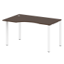 Стол криволинейный левый Metal System Style БП.СА-2 Л 1400x900x750