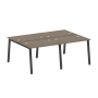 Рабочая станция на 4 рабочих места на А-образном м/к Metal System Style БА.СМ-4.1 2000x1475x750