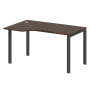 Стол криволинейный левый Metal System Style БП.СА-2 Л 1400x900x750